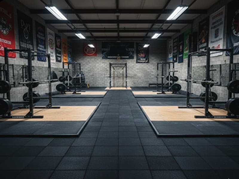 pruebas de seguridad y tracción en suelos de gimnasios